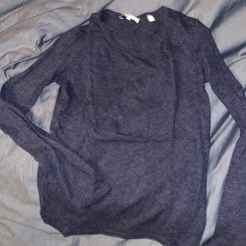 Vince Pima Cotton & Alpaca long sleeve t shirt size Small nwt